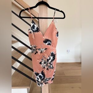 Floral Peach Dress